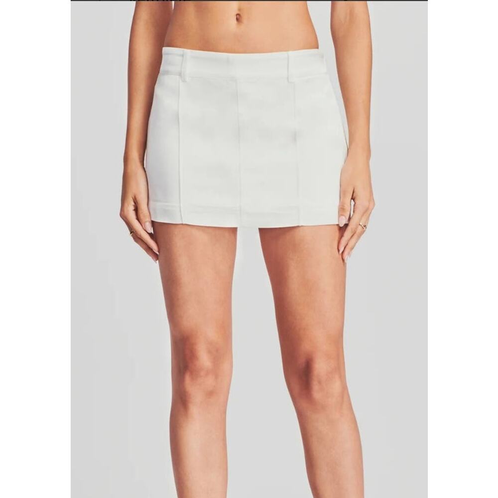 Retrofete Vivy Mini Skirt in Ivory Size Medium NWT